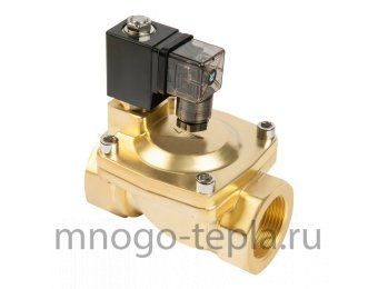 Электромагнитный клапан для воды UNIPUMP BCX-15 1/2", нормально закрытый, 220В - №1
