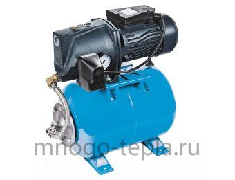 Насосная станция для воды Unipump AUTO JSW 55-50, напор до 40 метров, расход до 70 л/мин, всасывание до 8 метров, гидроаккумулятор 50 литров, поверхностная - №1