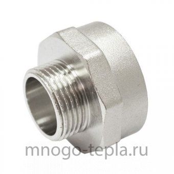 Переходник 1" х ½"  В-Н  никелированный - №1