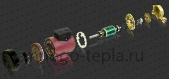 Насос повышения давления TIM AM-WP15GR-15A (1/2"), напор до 15м, производительность до 25л/мин - №1