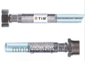 Гибкая подводка c PEX трубкой TiM 1/2 г/ш 120 см - №1