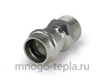 Пресс-муфта резьба из нержавеющей стали НР 54х2" TIM ZTI.501.005409 - №1