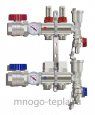 Коллекторная группа Tim (KA002) 1" ВР-ВР, 2 отвода 3/4", расходомер, воздухоотводчик, сливной кран, торцевой кран, термометр - №3