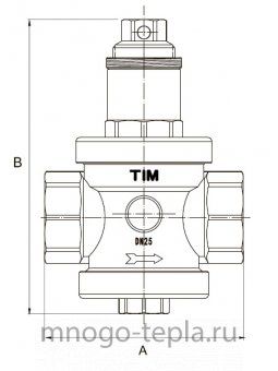Редуктор давления системы водоснабжения TIM BL2807B, подсоединение 2 дюйм - №1