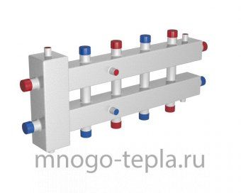 Коллекторный модуль с гидрострелкой RISPA  ГРУ+КМГ 60-5ВУ, нержавеющая сталь - №1