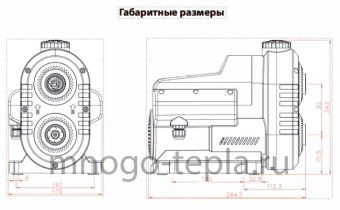 Насосная станция повышения давления воды AquaTIM AM-SFP01-3-45, напор до 45 метров, расход до 77 л/мин, всасывание 2 метра (возможно до 8), частотное регулирование, поверхностная - №1