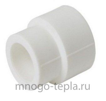 Муфта полипропиленовая 75-32 мм, переходная - №1