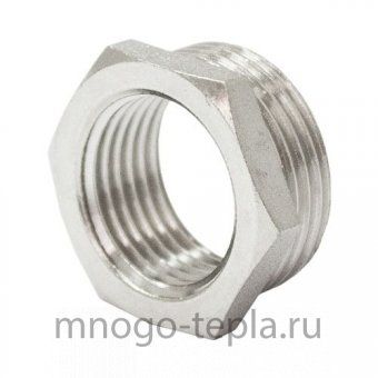 Футорка  1 1/4" х 3/4" Н-В никелированная латунная - №1