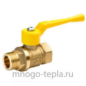 Кран шаровой газовый БАЗ 11б27п ШГ рычаг 32 (А11) - №1