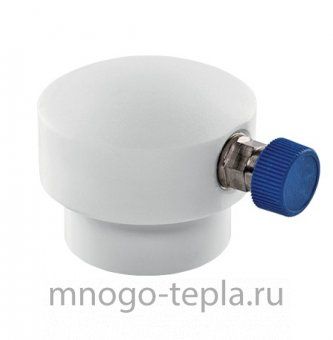 Пробка полипропиленовая 32 мм TEBO с воздухоотводчиком, для коллектора - №1
