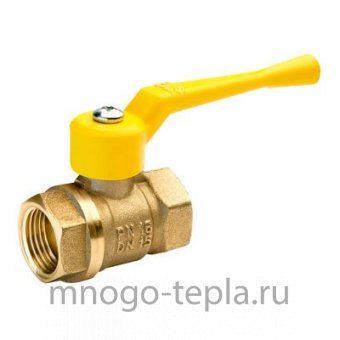 Кран шаровой газовый БАЗ 11б27п ГГ рычаг 15 (А10) - №1