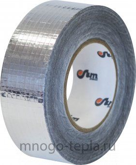 Лента алюминиевая самоклеящаяся армированная ЛАС-А, ширина 100 мм, длина 50 метров - №1