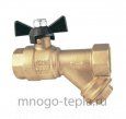 Кран шаровый с фильтром 1/2" ГГ TIM (BL7800) латунный -  бабочка - №3