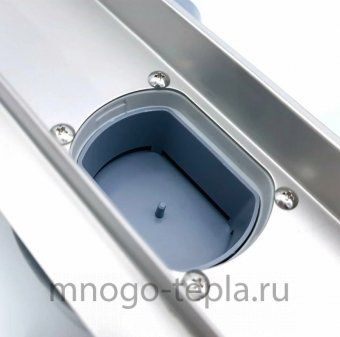 Трап для душа с горизонтальным выпуском свободного вращения Zeissler BAD536002, размер 600 x 70мм, защита от запаха (сухой + гидрозатвор) - №1