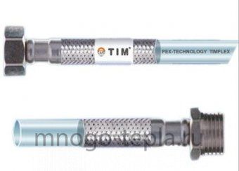 Гибкая подводка c PEX трубкой TiM 1/2 г/ш 80 см - №1